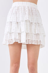 Crochet Ruffle Tiered Mini