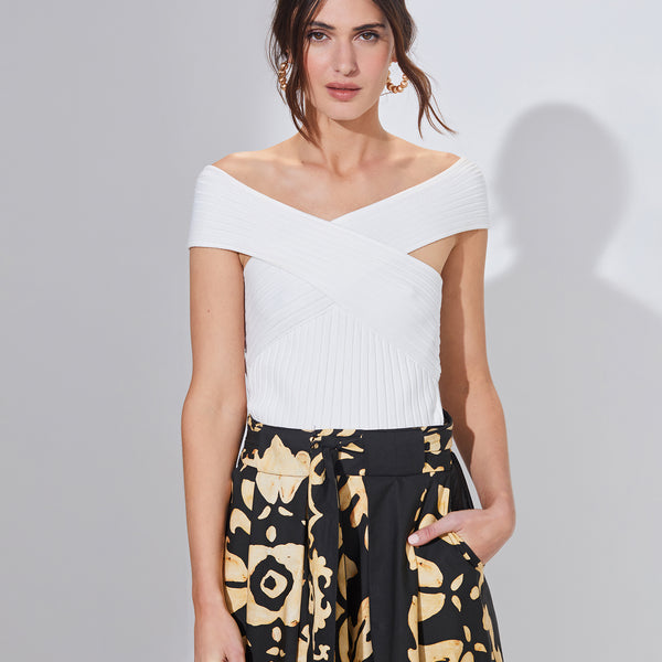 SORIN Rib Puffed Shoulder Mini Top オフショル 2025年最新】sorin rib puffed shoulder mini topの人気アイテム