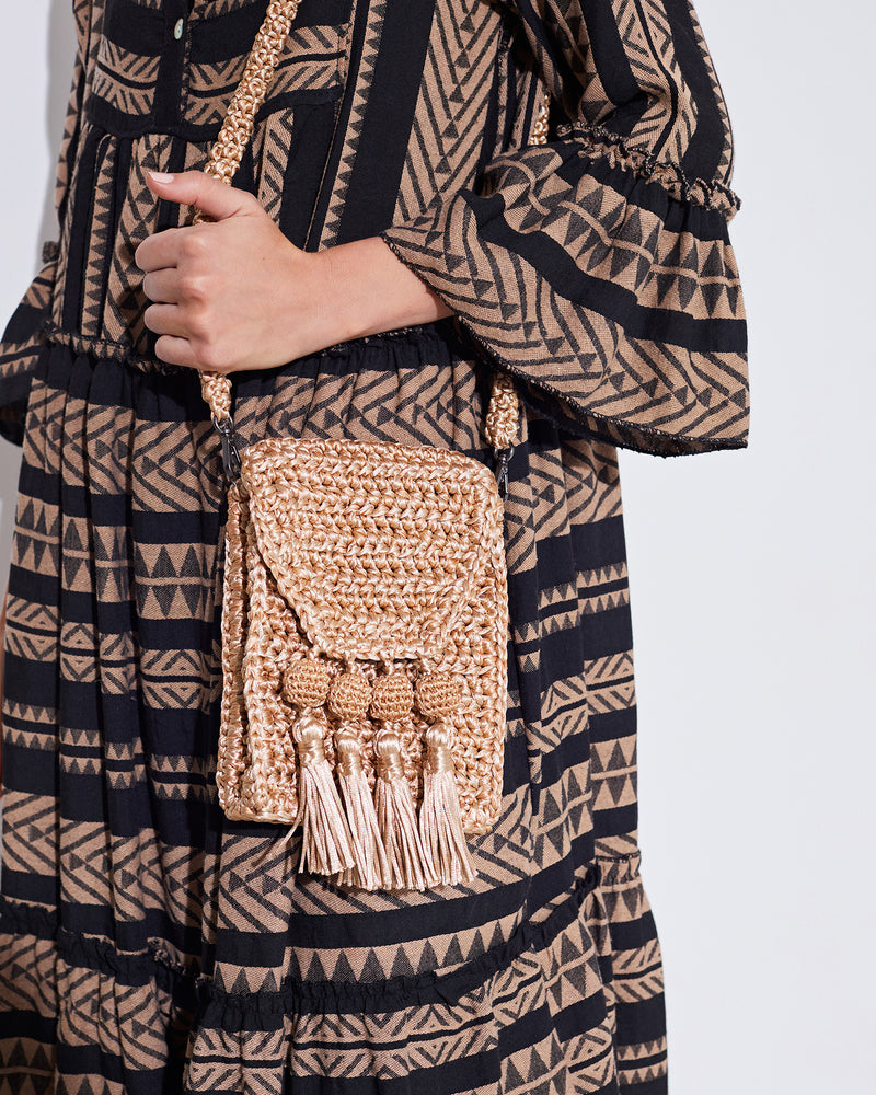 Crochet Tassel Tropicalia Bag