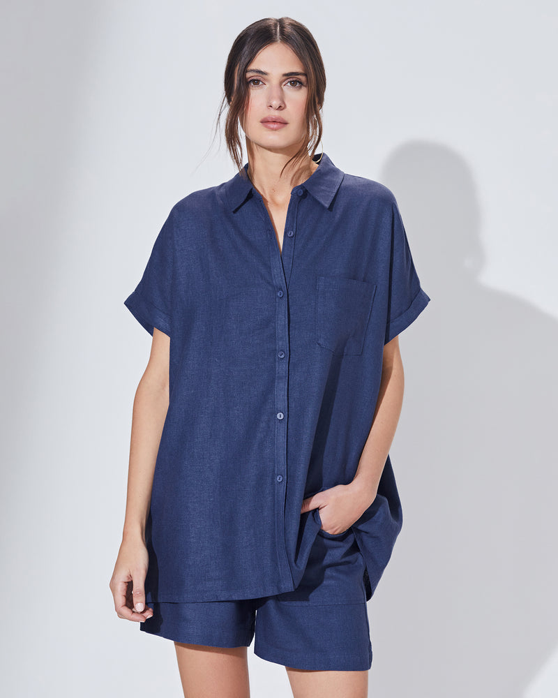 Linen Button Up Shirt