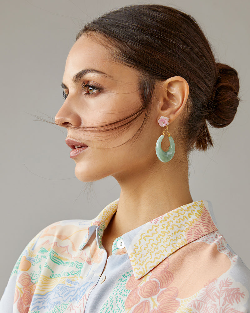 Jade Drop Earring