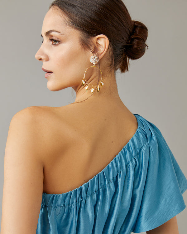 One Shoulder Midi Dress