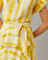 Lemon Dye Ruffle Skirt