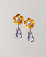 Daisy Jewel Drop Earrings