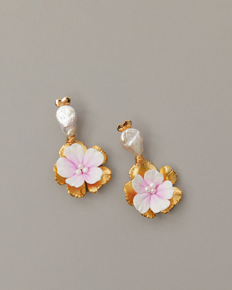 Pearl Blossom Earrings