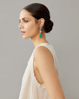 Raw Hem Cotton Gauze Tank