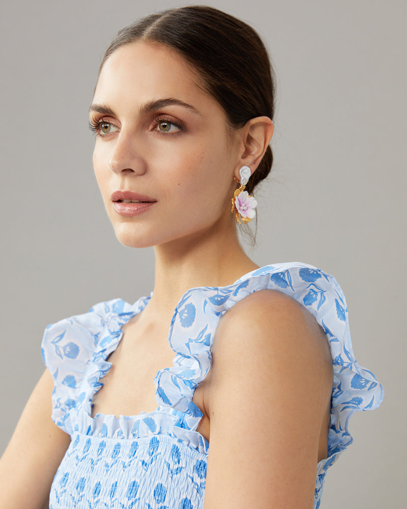 Pearl Blossom Earrings