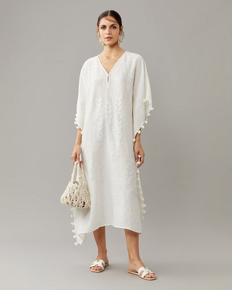 Aztec Linen Kaftan