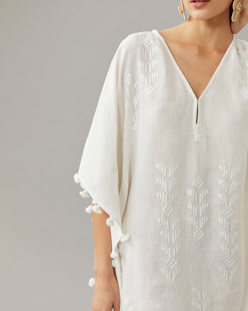 Aztec Linen Kaftan