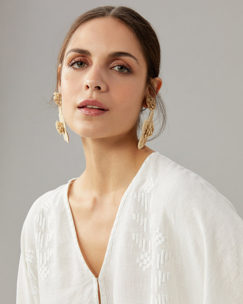 Aztec Linen Kaftan
